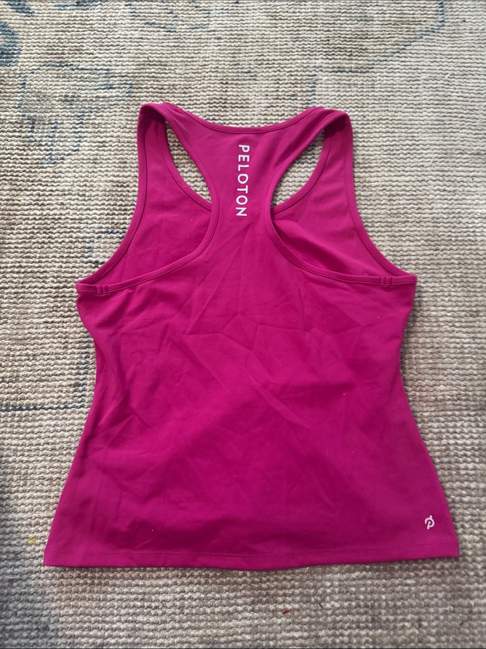 Peloton Women's Fuchsia Racerback Performance Tank - Picture 3 of 6